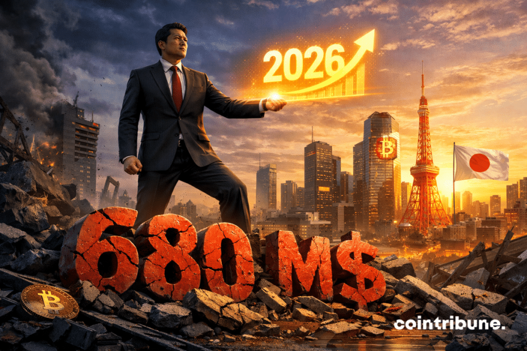 Japanese businessman determined in front of Tokyo in ruins, $680 million figure shattered, 2026 forecasts on the rise.