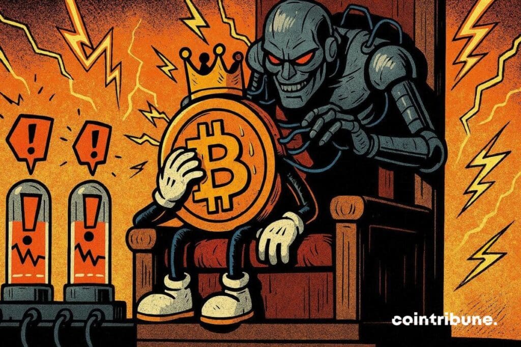 The Bitcoin Hashrate drops drastically, BTC is exhausted and has its anergy stolen by AI.