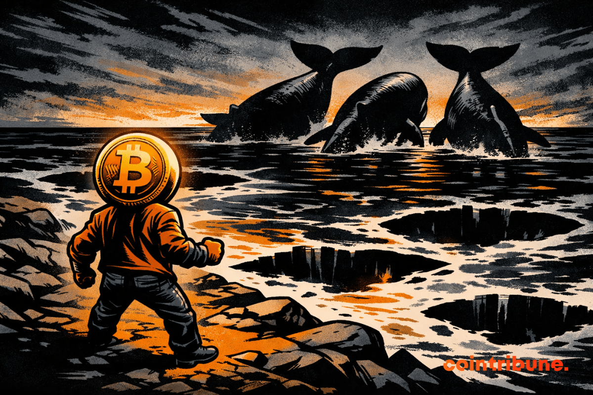 Bitcoin under pressure, whales turn defensive as liquidity dwindles