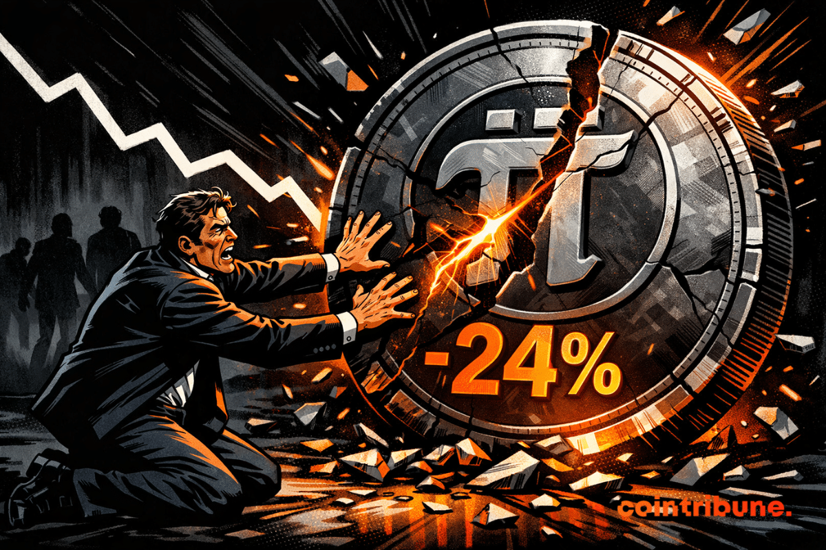 Crypto: Pi Coin falls 24% in 24 hours and revives doubts about Pi Network