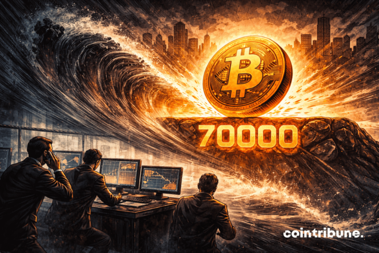 Bitcoin wobbles: US volatility threatens $70,000 support