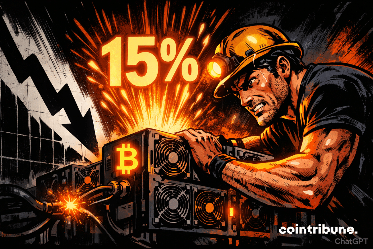 Bitcoin Difficulty Jumps 15% Despite Price Drop