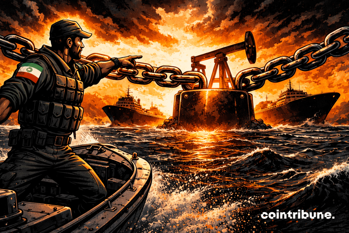 Iran closes Hormuz, 20% of world oil immediately threatened