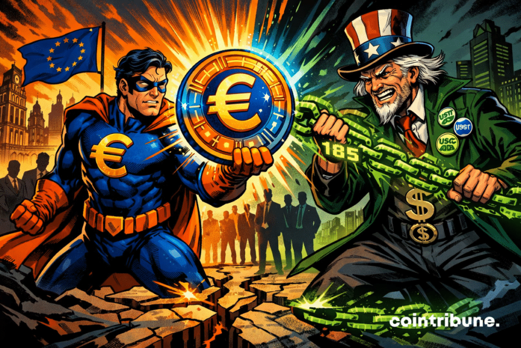 Domination of stablecoins: the euro faces the dollar in an explosive digital duel