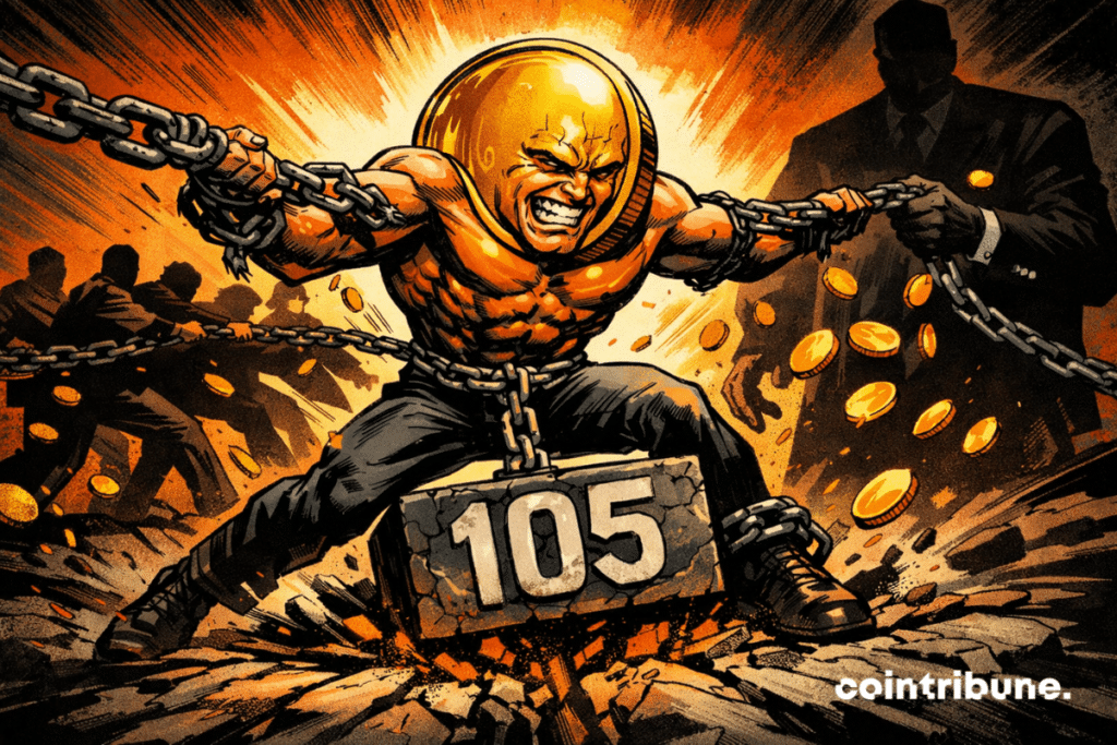 A heroic bitcoin torn, weight 105 crushing institutional market