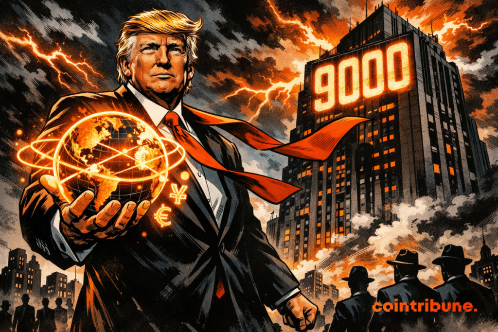 Crypto: Trump dominates the incandescent financial globe of the 9000s