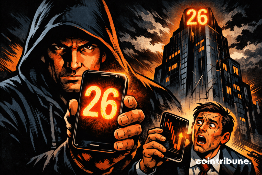Crypto investigator reveals number 26, panicked trader