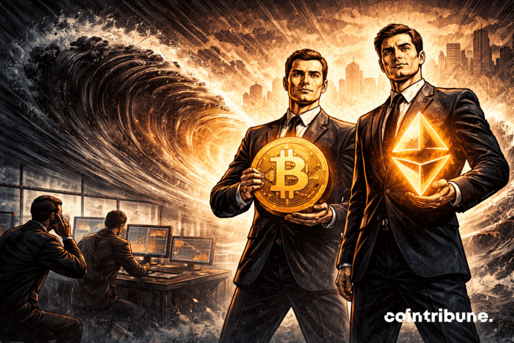 The two corporate leaders hold Bitcoin and ETH coins respectively.