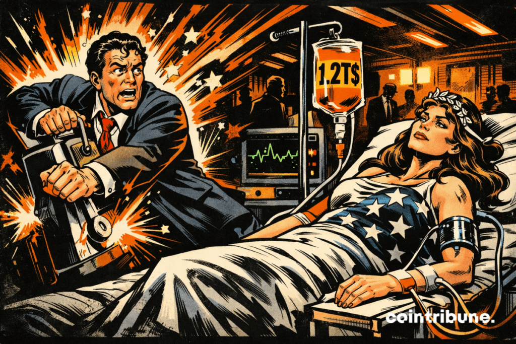 Politician saves US economy with urgent budget injection