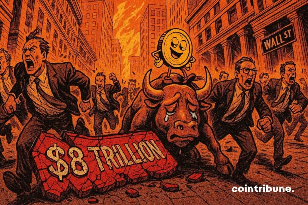 Institutional investors are running wild on Wall Street with the sale of $8.3 billion in stocks.