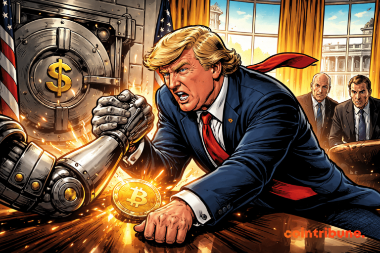 Trump criticizes banks after meeting with Coinbase boss