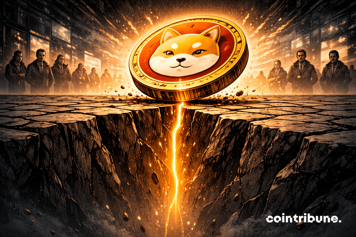Crypto: A key level threatens the balance of the Shiba Inu
