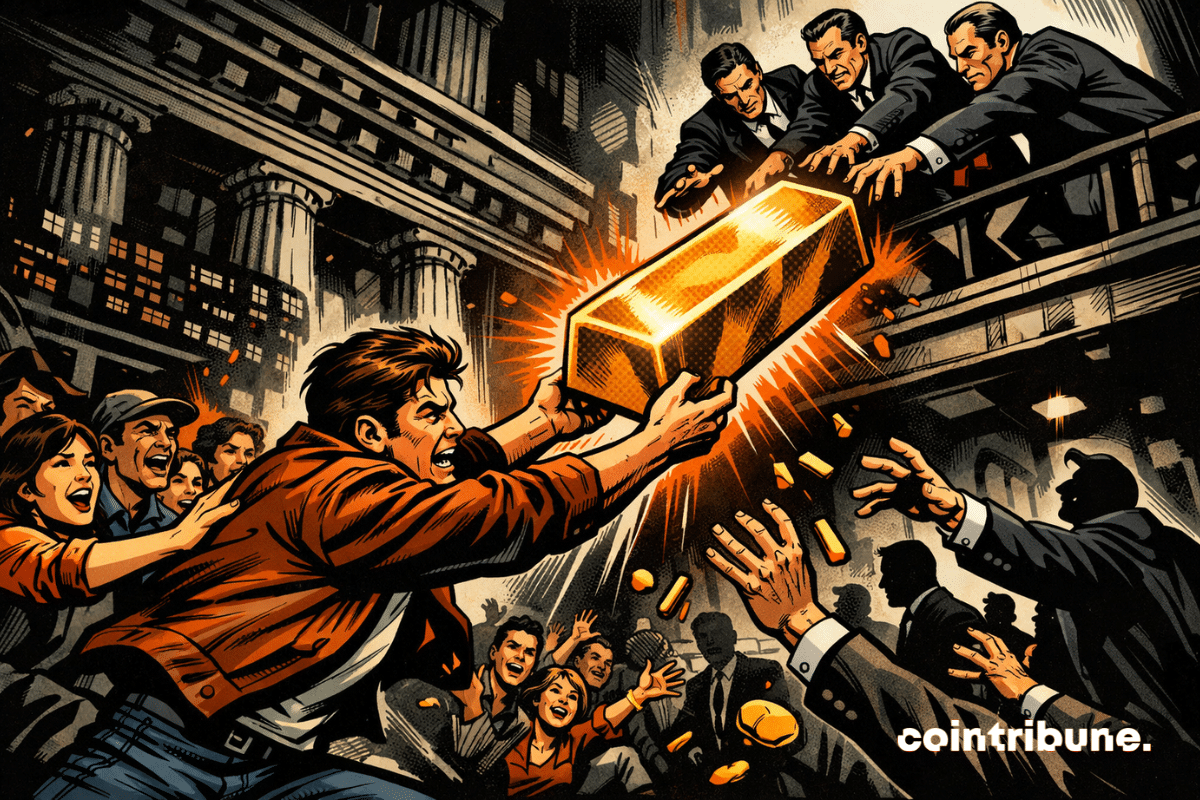 Gold: Individuals buy massively while Wall Street sells