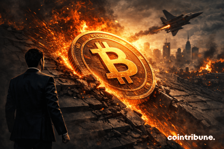 Bitcoin falls 3% and vacillates below $70K in a tense geopolitical climate