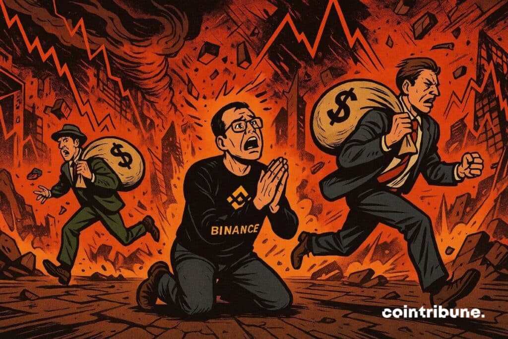 Crypto users leaving Binance crypto exchanges, losing billions of dollars in crypto reserves.