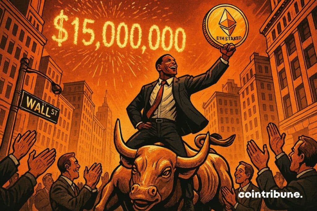 BlackRock's Ethereum Staking ETF received a hero's welcome on Wall Street with $15.5 million at launch.