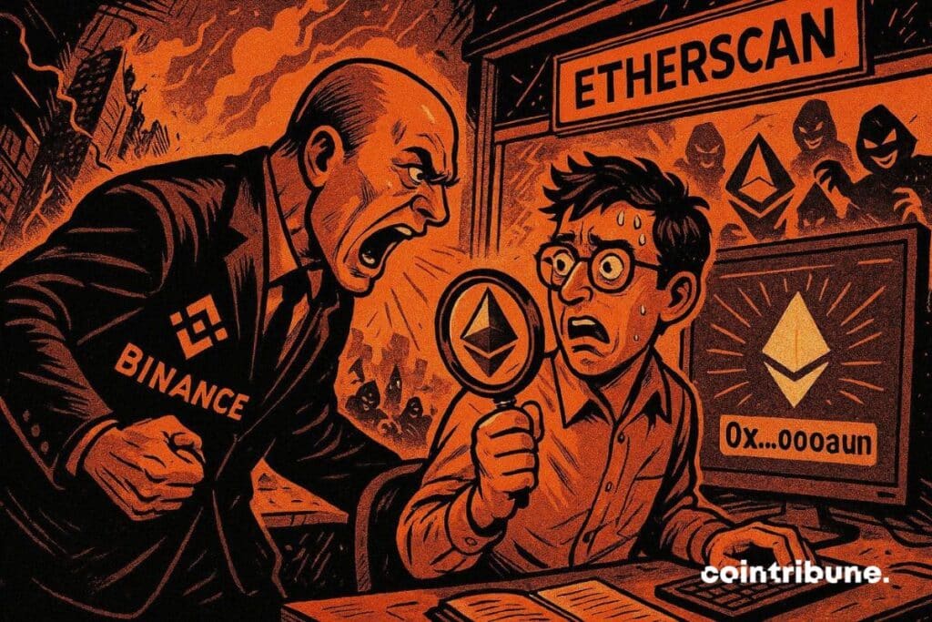 CZ who criticizes Etherscan for the explosion of poisoning attacks on Ethereum.