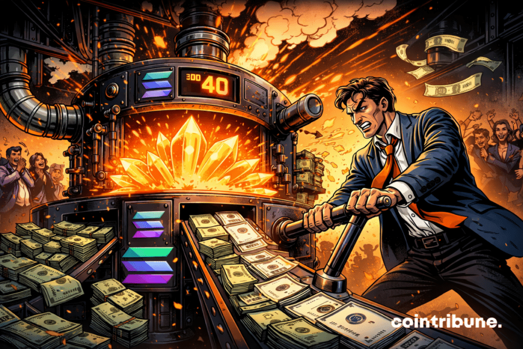 Machine turns Solana crypto into cash under extreme industrial strain
