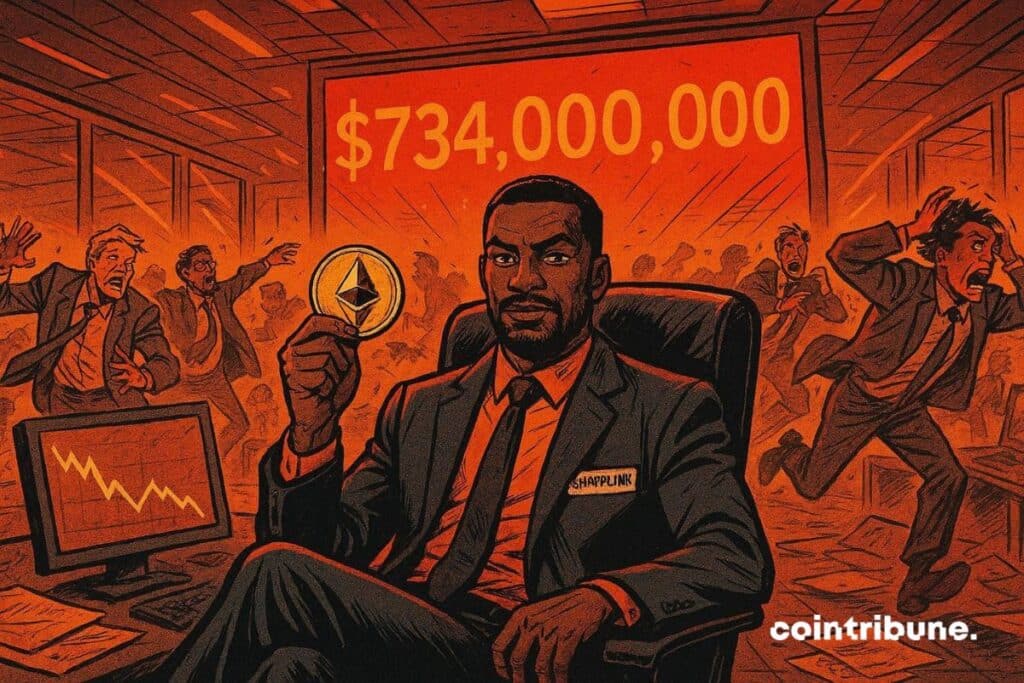 Crypto firm SharpLink accumulating Ethereum despite losses of $734 million.