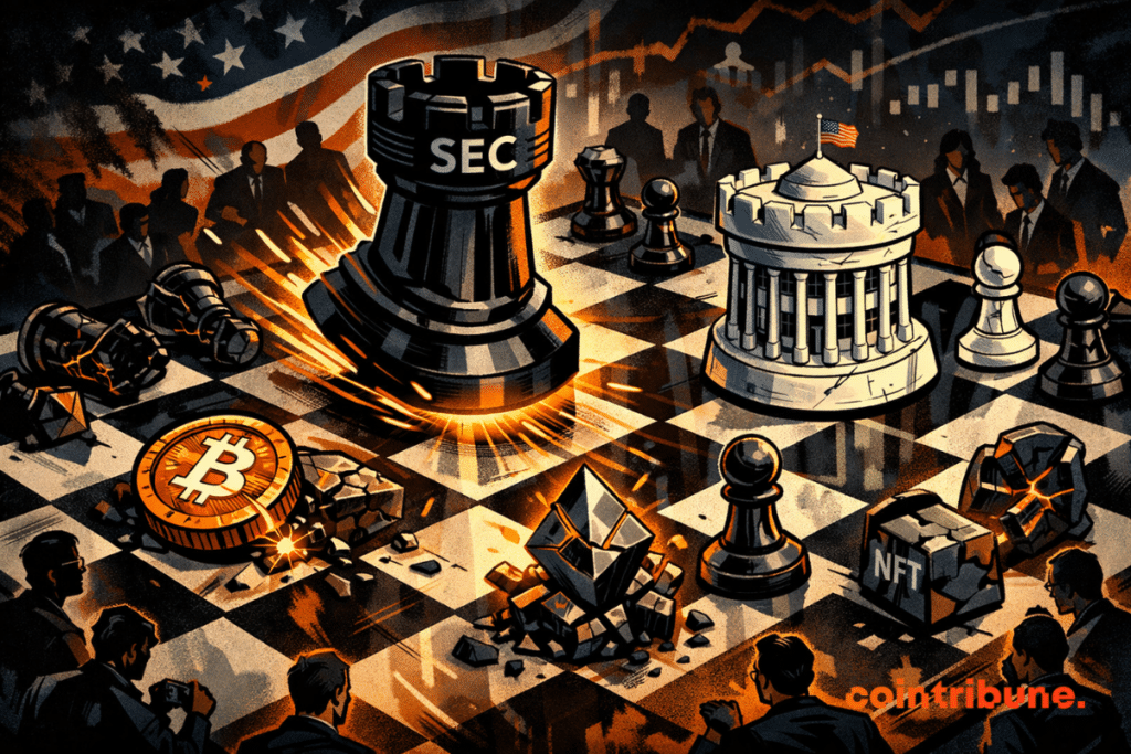 Strategic clash between the SEC and the White House: weakened crypto assets