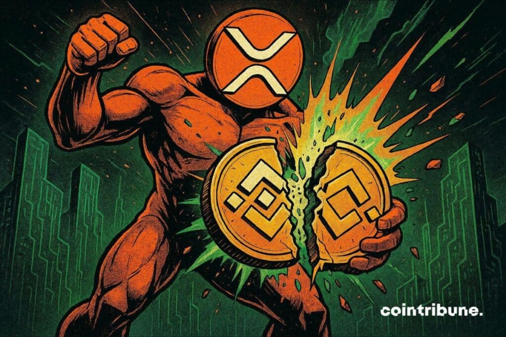 XRP which crushes BNB and becomes the 4th crypto by market capitalization.