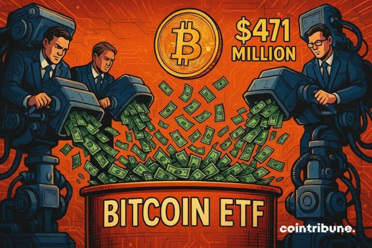 Institutional investors pour $471 million into Bitcoin ETFs in 24 hours