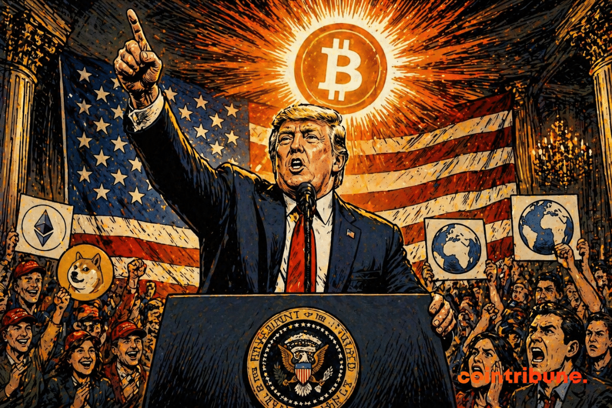 Trump claims crypto was born in the United States and sparks global controversy