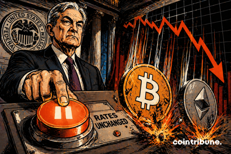 The Fed maintains its rates for the 3rd time: Bitcoin and Ethereum decline