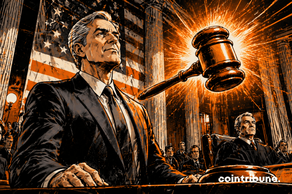 The head of the Fed is facing justice in an American court.