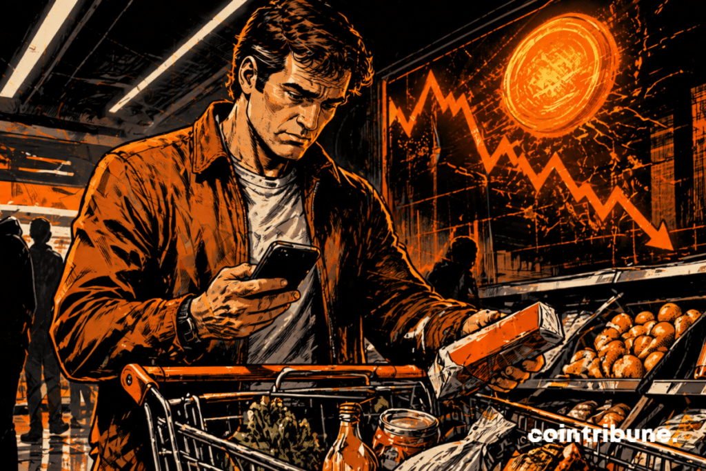 An investor reduces his spending because of his crypto losses.