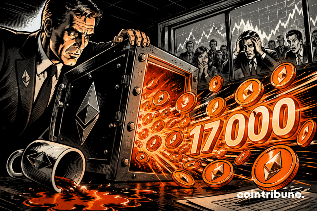 Ethereum vault releasing 17,000 ETH under the worried gaze of the crypto market