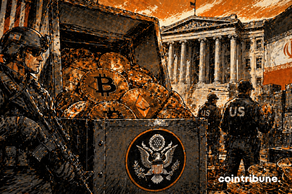 A seizure of cryptos by United States agents.