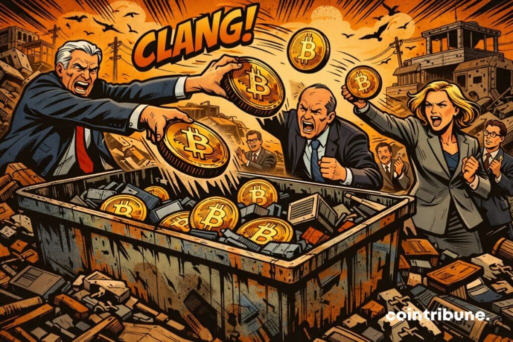 Institutional investors dumping their Bitcoin ETFs.