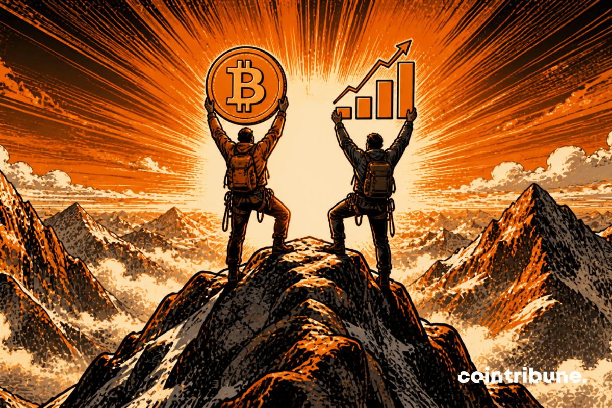 Bitcoin signs its best month in a year as the S&P 500 breaks an all-time record