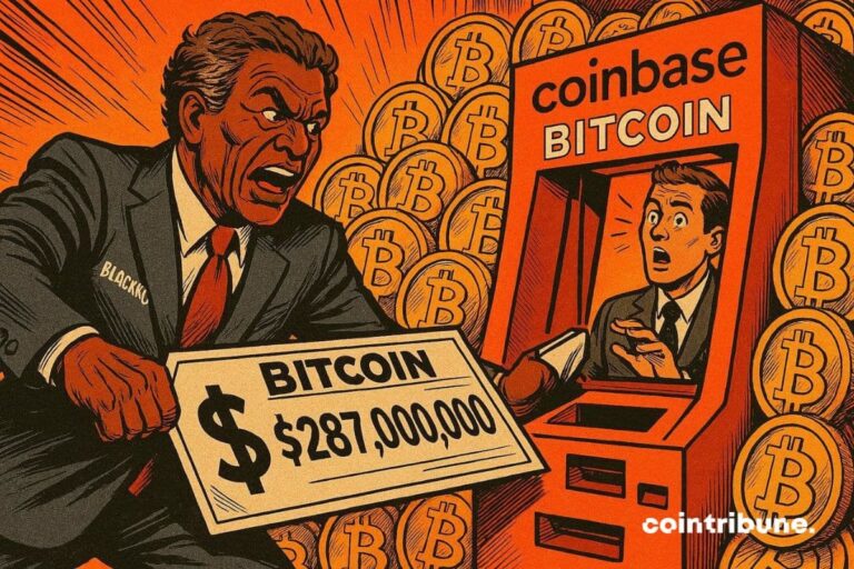 BlackRock sells Bitcoin? A deposit of $287 million on Coinbase reignites the debate