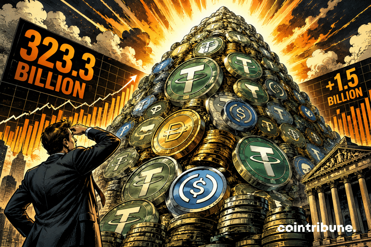 Stablecoins hit an all-time high of 323.3 billion