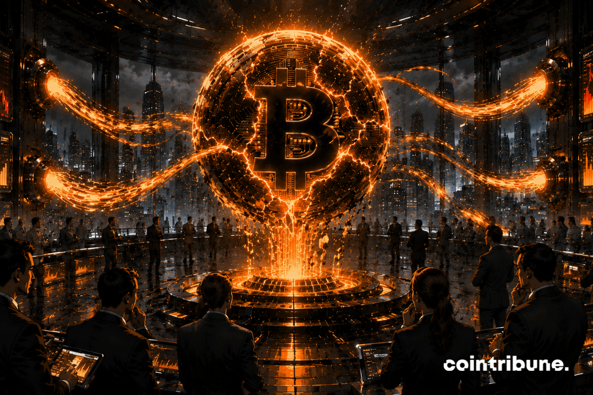 Bitcoin wavers under selling pressure and ETF withdrawals, reviving scenarios of a fall towards $70,000