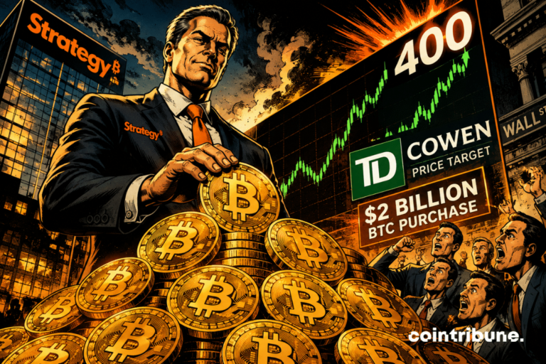 TD Cowen Raises Price Prediction for Strategy to $400 After Buying 2 Billion Bitcoin