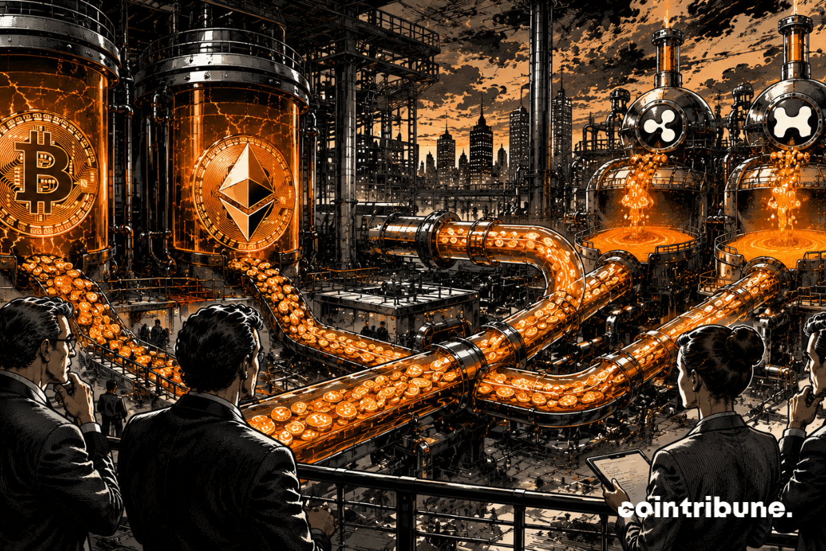 Bitcoin and Ethereum ETFs Lose $350M as XRP and HYPE Capture Capital Flows