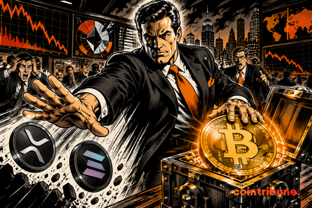 Goldman protects crypto Bitcoin as XRP and Solana collapse sharply