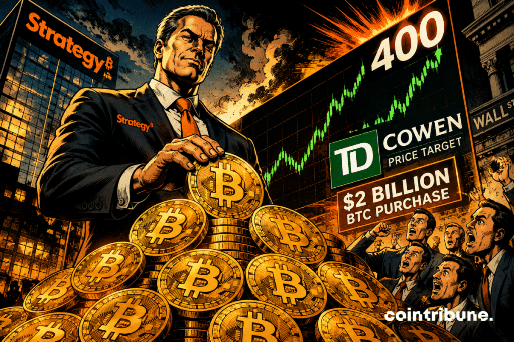 Executive Stacks Giant Bitcoins As Stunned Traders Look On, As Wall Street Celebrates Spectacular Financial Rise