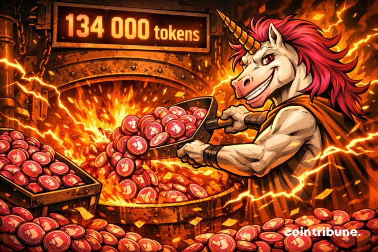 Uniswap burns 134,000 UNI tokens in one day, a record