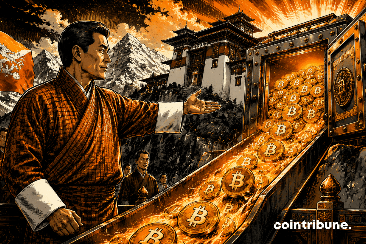 The Kingdom of Bhutan continues to draw on its Bitcoin reserve