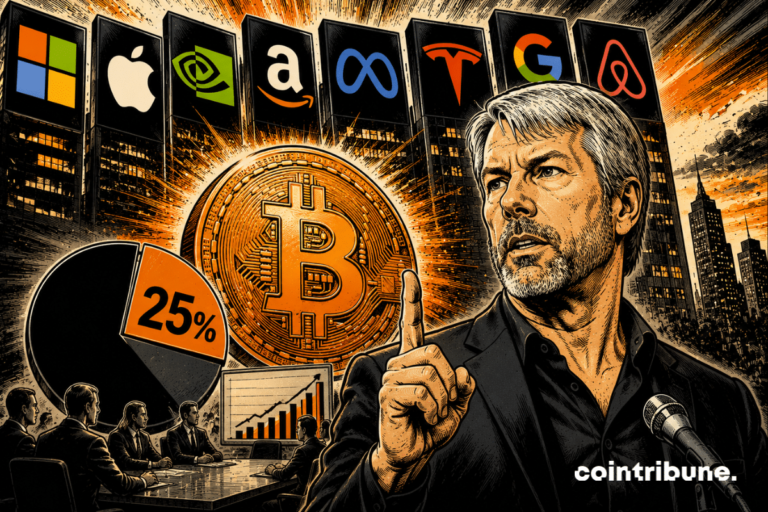 Bitcoin: 25% of Mag8 companies now hold BTC according to Saylor