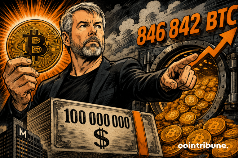 Saylor Buys $100 Million in Bitcoin, Raises Reserves to 846,842 BTC