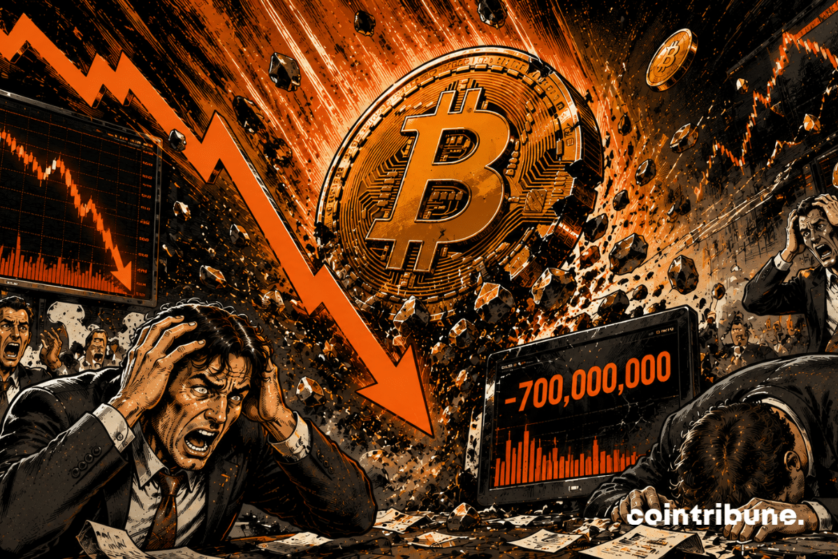 Crypto: More than $700 million in bullish positions swept away by bitcoin's fall