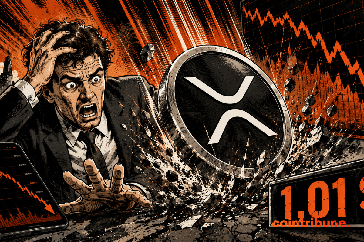 Crypto: XRP drops to $1.01 after 43% loss since January!