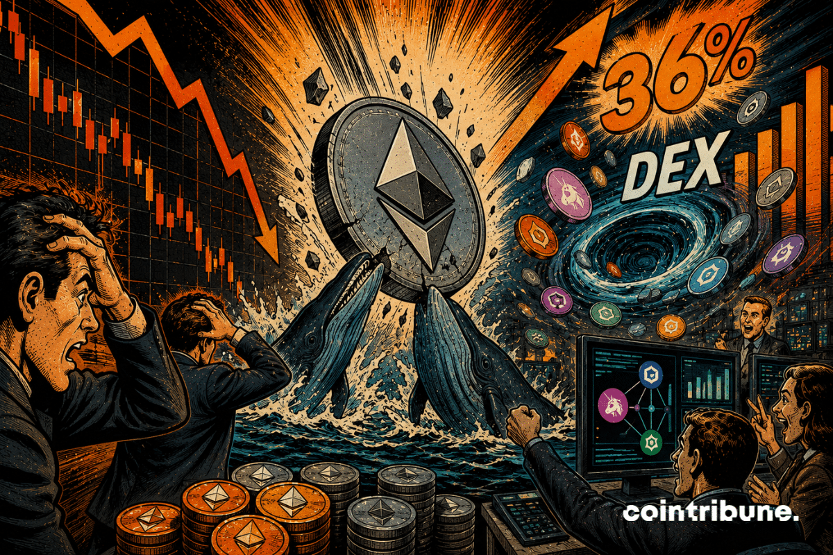 Ethereum decline comes with renewed activity on DEXs