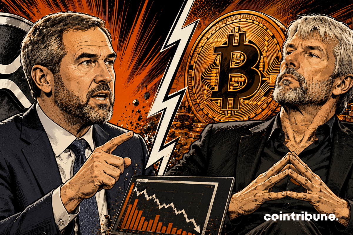 Crypto: Brad Garlinghouse criticizes Michael Saylor's Bitcoin strategy