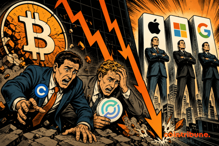 Crypto: Coinbase and Circle shares decline twice as sharply as tech giants